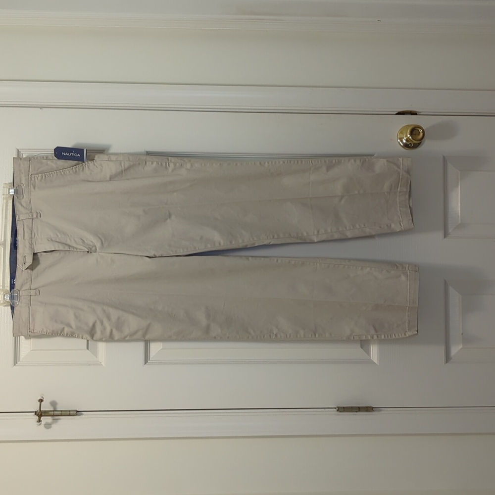 Nautica Beacon Mens Khaki Pants NWT - Picture 7 of 8